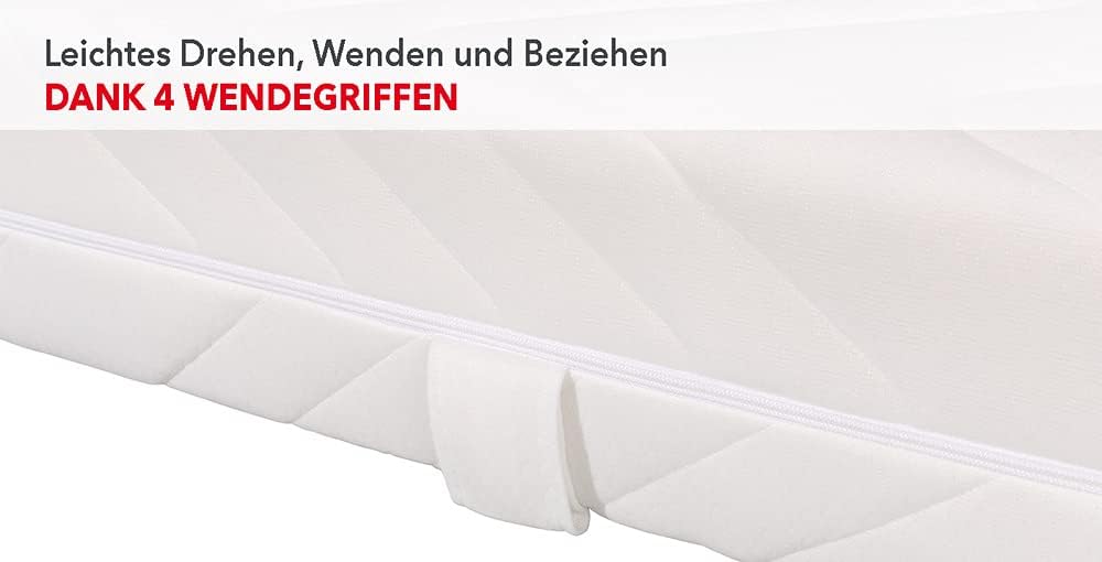 Matratzen Concord Sleepsy Leron Matratze 90x200 cm Komfortschaum 7-Zonen H2 Öko-Tex