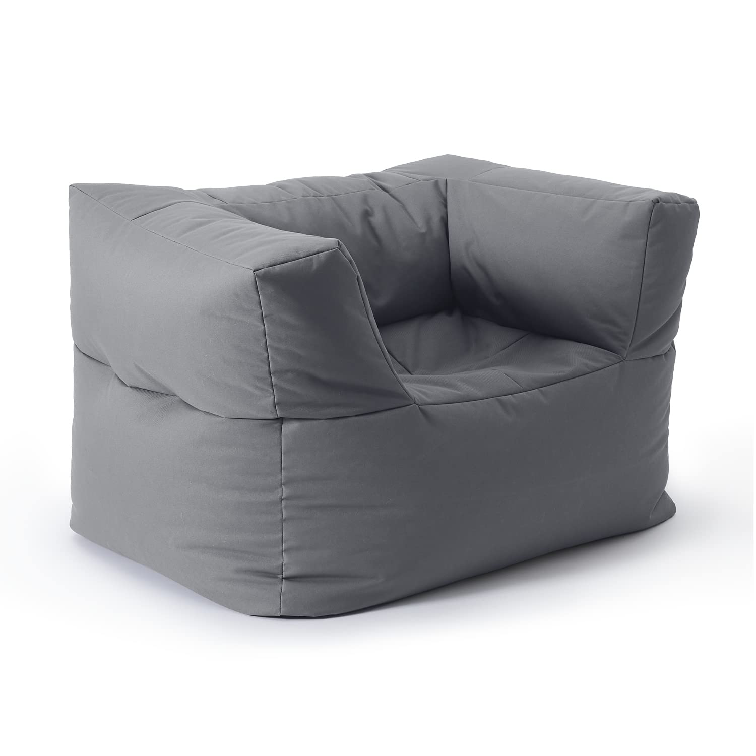 Lumaland Modulares Basic Set - Cord-Reihe | Indoor Sitzsäcke mit Softer Struktur, ideal Sofa Modulen & zum Pouf | Bean Bag mit Füllung - für Wohnzimmer & Co.