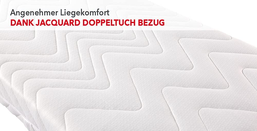 Matratzen Concord Sleepsy Leron Matratze 90x200 cm Komfortschaum 7-Zonen H2 Öko-Tex