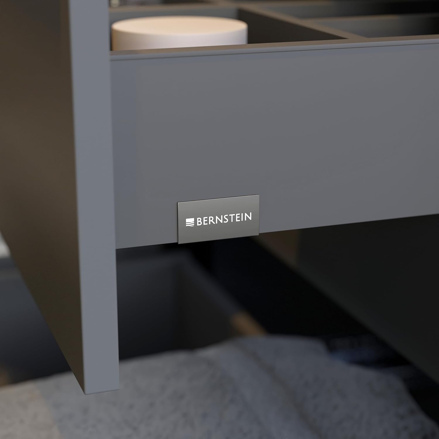 BERNSTEIN Badmöbel-Set Lavoa – Waschbecken mit Unterschrank, 2 Schubladen, Soft-Close, modernes Waschtisch-Set