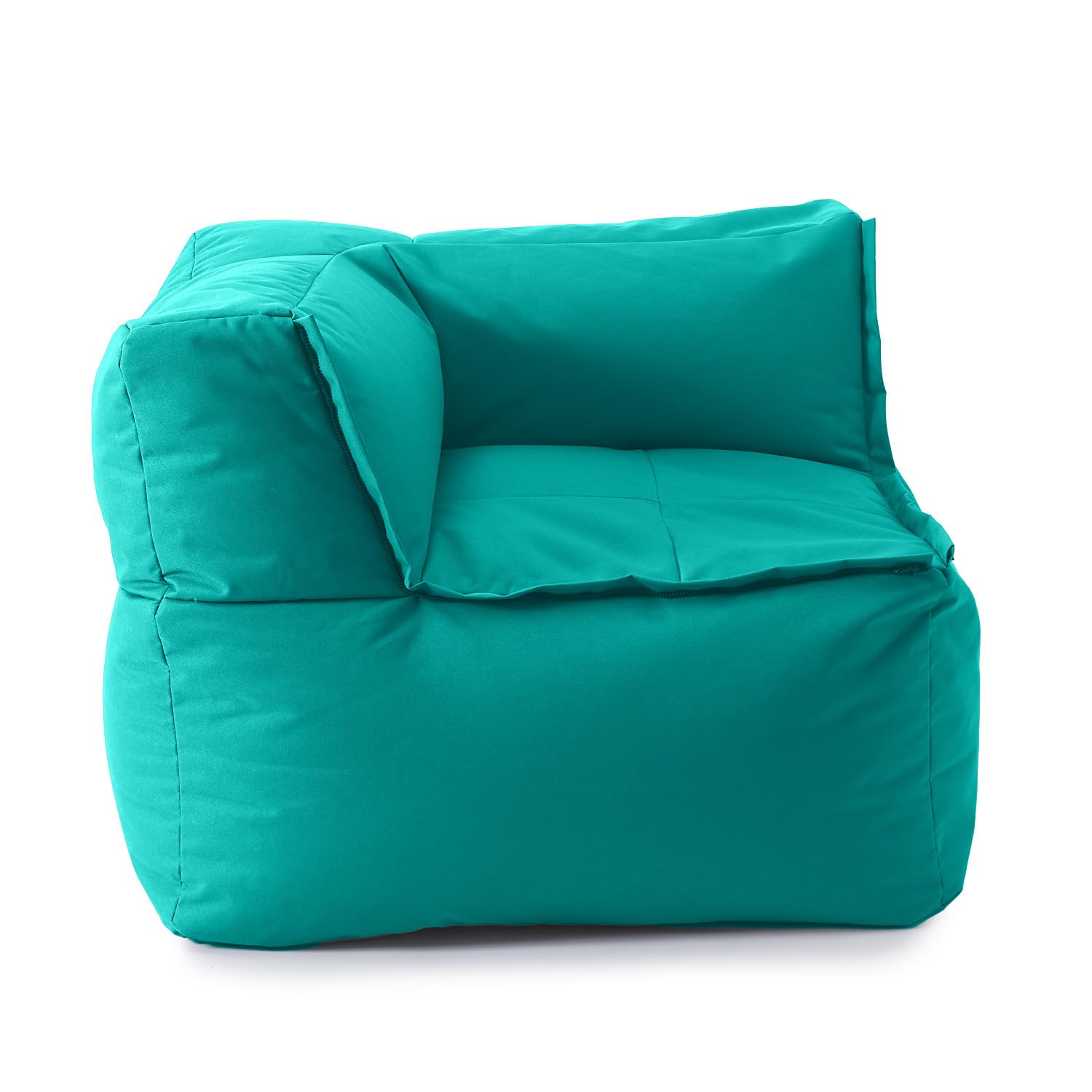Lumaland Modulares Basic Set - Cord-Reihe | Indoor Sitzsäcke mit Softer Struktur, ideal Sofa Modulen & zum Pouf | Bean Bag mit Füllung - für Wohnzimmer & Co.