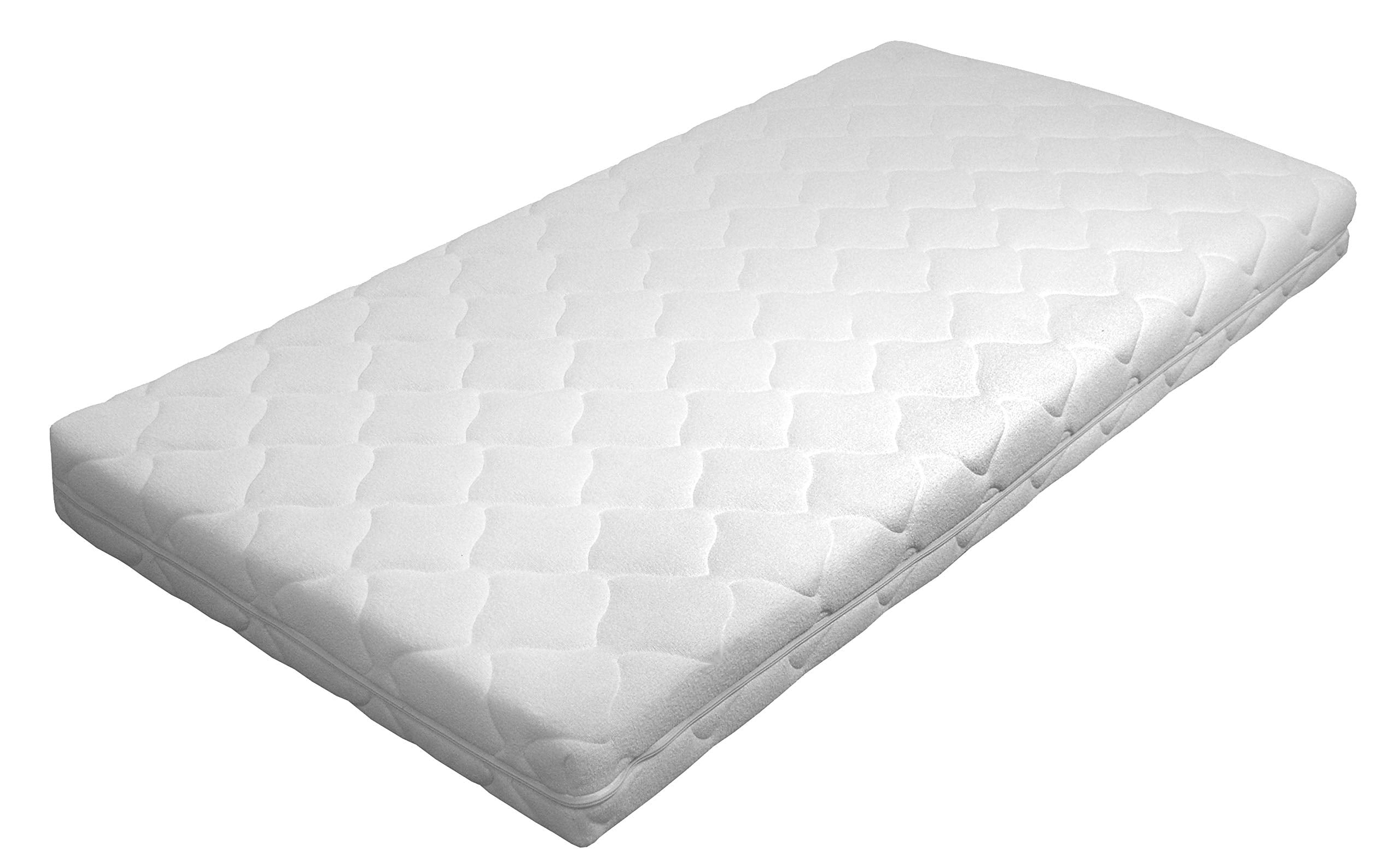 Sun Garden Kindermatratze 90x200 cm H2, Oeko Tex 100 Zertifiziert, Matratze für Kinderbett, Bezug waschbar, Optimale Matratze für Kinder, Bezug mit Klimafaser-Versteppung, P1440 ComfortPur