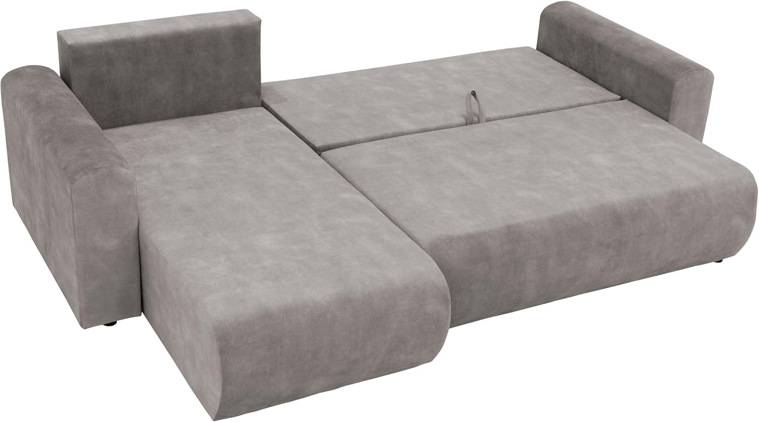 Mirjan24 Eliwo Ecksofa L-Form, Schlafsofa mit Bettkasten, Wohnlandschaft mit Schlaffunktion, modernes Polstersofa, universelle Ottomane