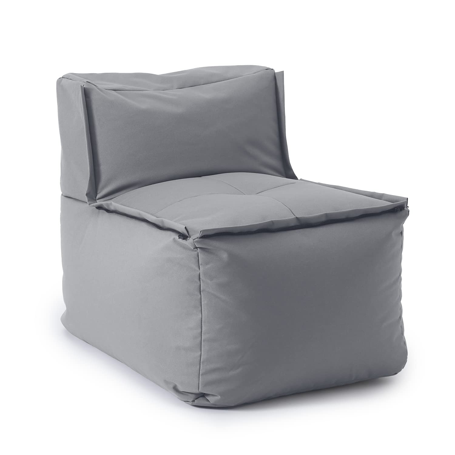 Lumaland Modulares Basic Set - Cord-Reihe | Indoor Sitzsäcke mit Softer Struktur, ideal Sofa Modulen & zum Pouf | Bean Bag mit Füllung - für Wohnzimmer & Co.