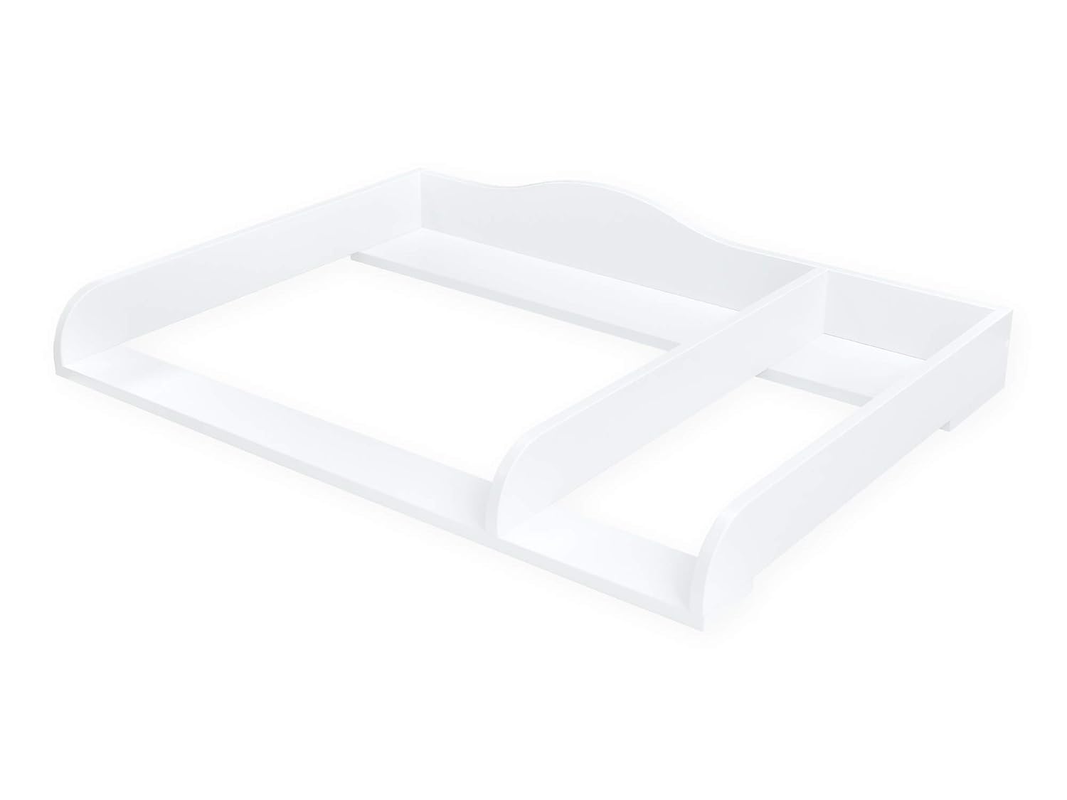KraftKids Wickelaufsatz für HEMNES XXL 108 cm extra breit mit Trennfach