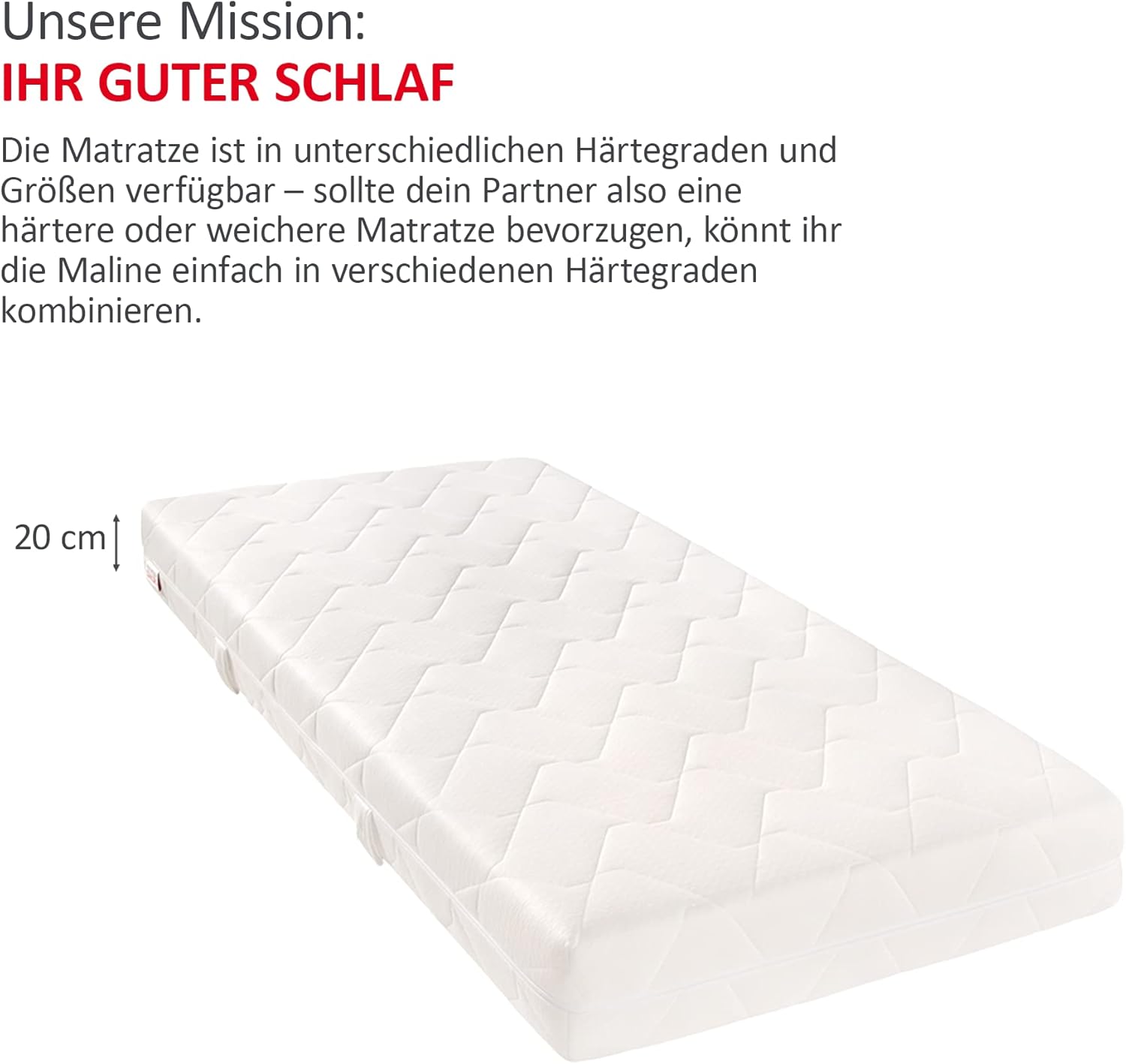 Matratzen Concord Sleepsy Kalio Taschenfederkernmatratze H2, 7-Zonen, 20 cm