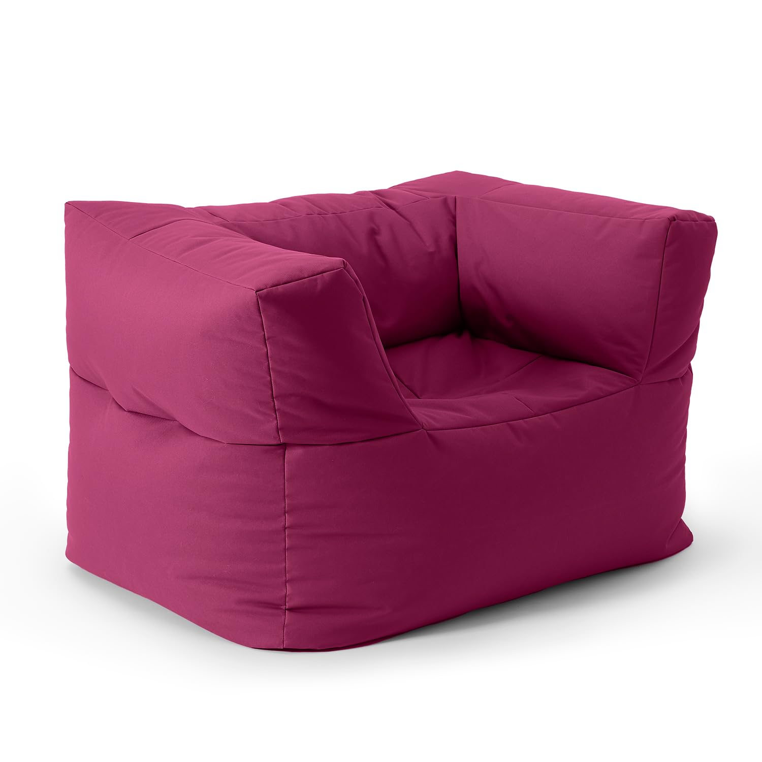 Lumaland Modulares Basic Set - Cord-Reihe | Indoor Sitzsäcke mit Softer Struktur, ideal Sofa Modulen & zum Pouf | Bean Bag mit Füllung - für Wohnzimmer & Co.