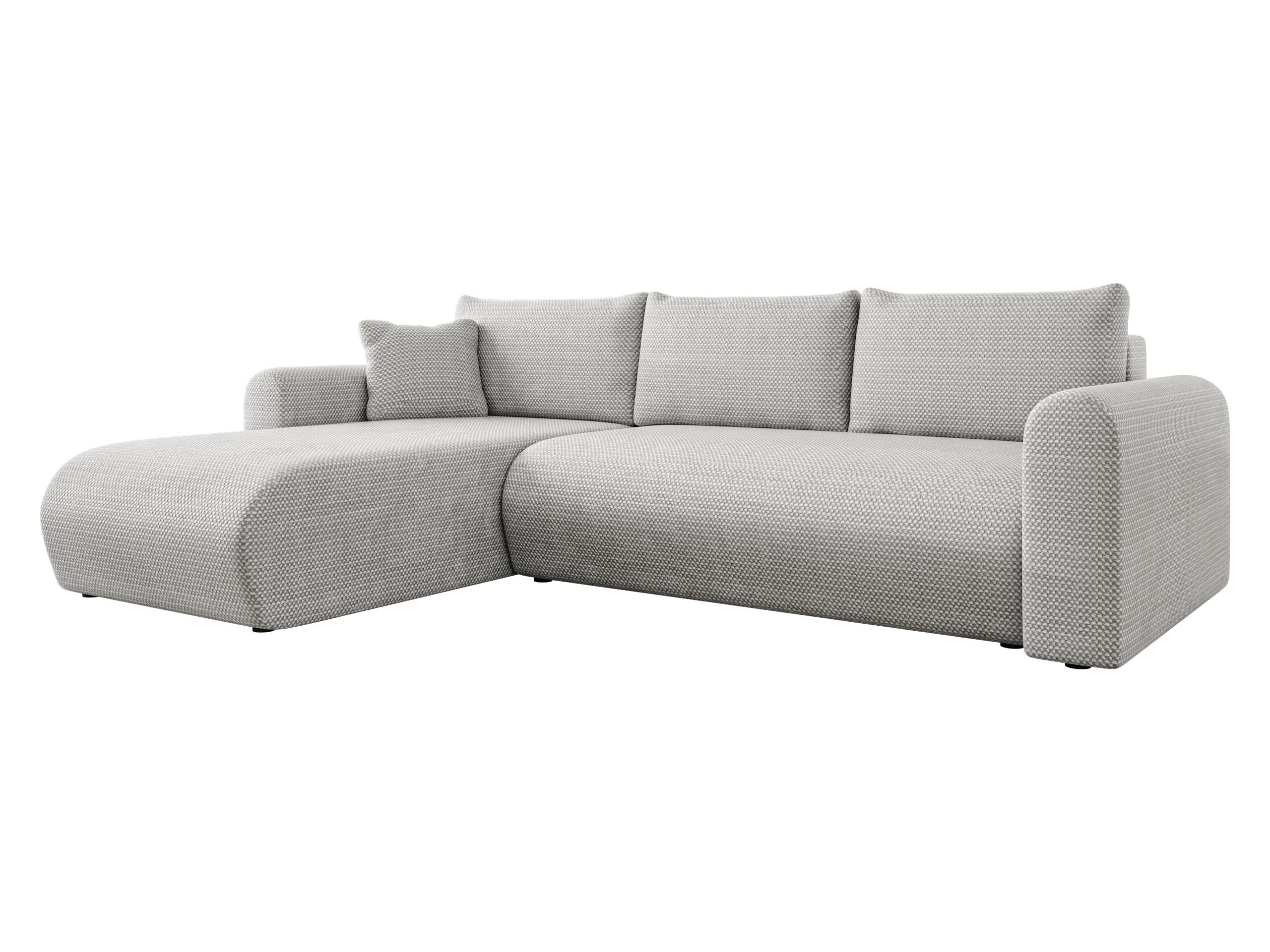 Mirjan24 Ecksofa Eliwo, Design Eckcouch, Couch mit Schlaffunktion und Bettkasten, Wohnlandschaft, Bettfunktion L-Form Sofa, Ottomane universell (Lambi 07)