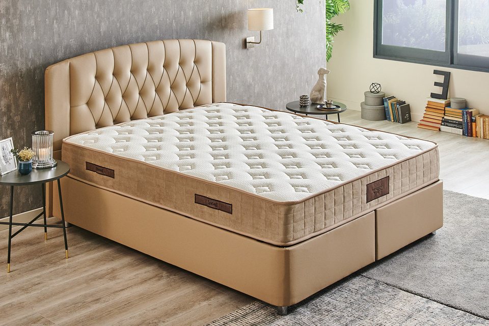 Yatas Bedding Majestät Bonnellfederkernmatratze 30 cm H3 – Ergonomisch, Wendbar, OEKO-TEX