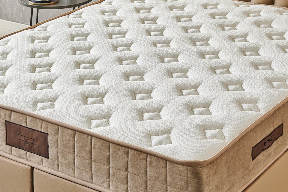 Yatas Bedding Majestät Bonnellfederkernmatratze 30 cm H3 – Ergonomisch, Wendbar, OEKO-TEX